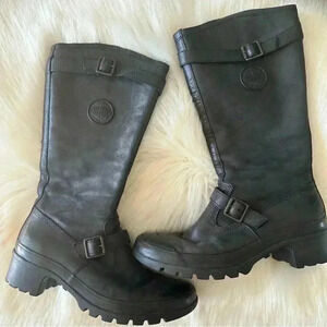 Palladium Leather Boots Shoes Sz 8